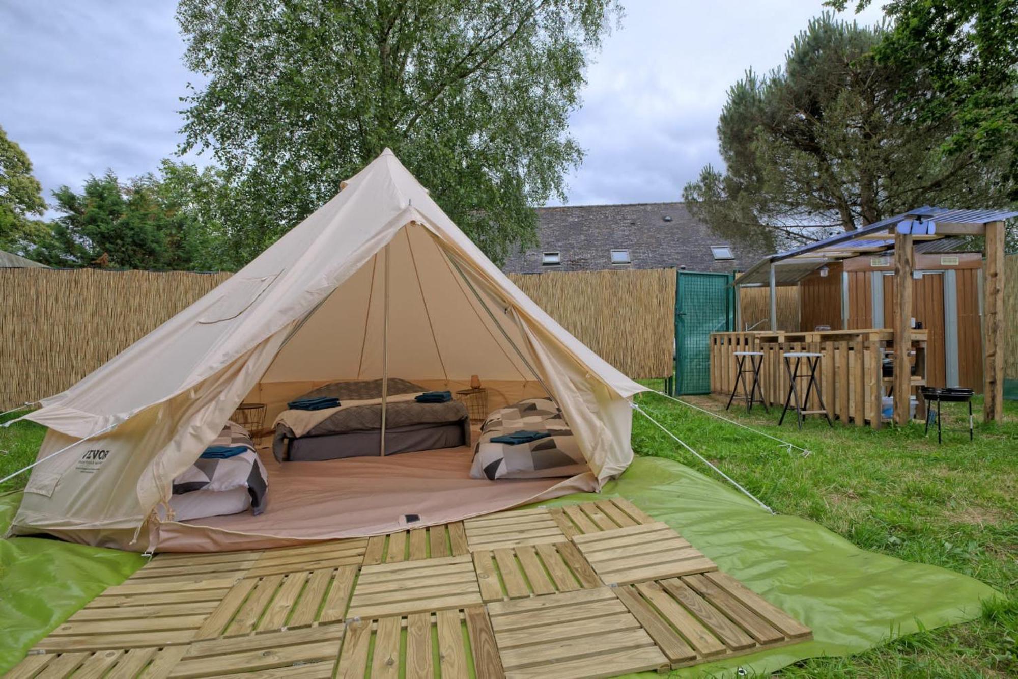 Hotel Tipi Experience L'Echappee Belle Saint-Maudez Exterior foto